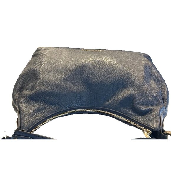 Michael Kors Isabella Black Pebbled Leather Handbag Shoulder Bag Gold Hardware - Picture 4 of 9